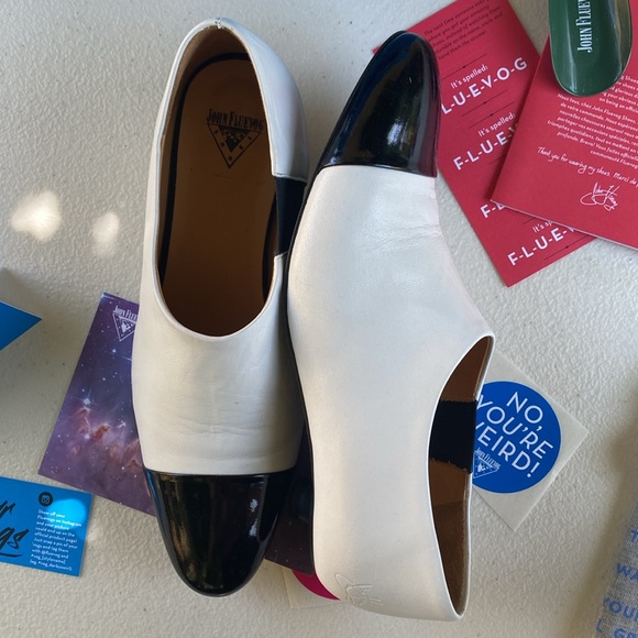 John Fluevog amazing two-tone shoes, size 8 - Picture 7 of 16